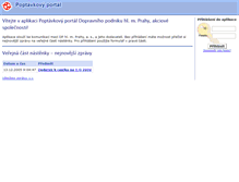 Tablet Screenshot of dpp-pp.unicodesys.cz